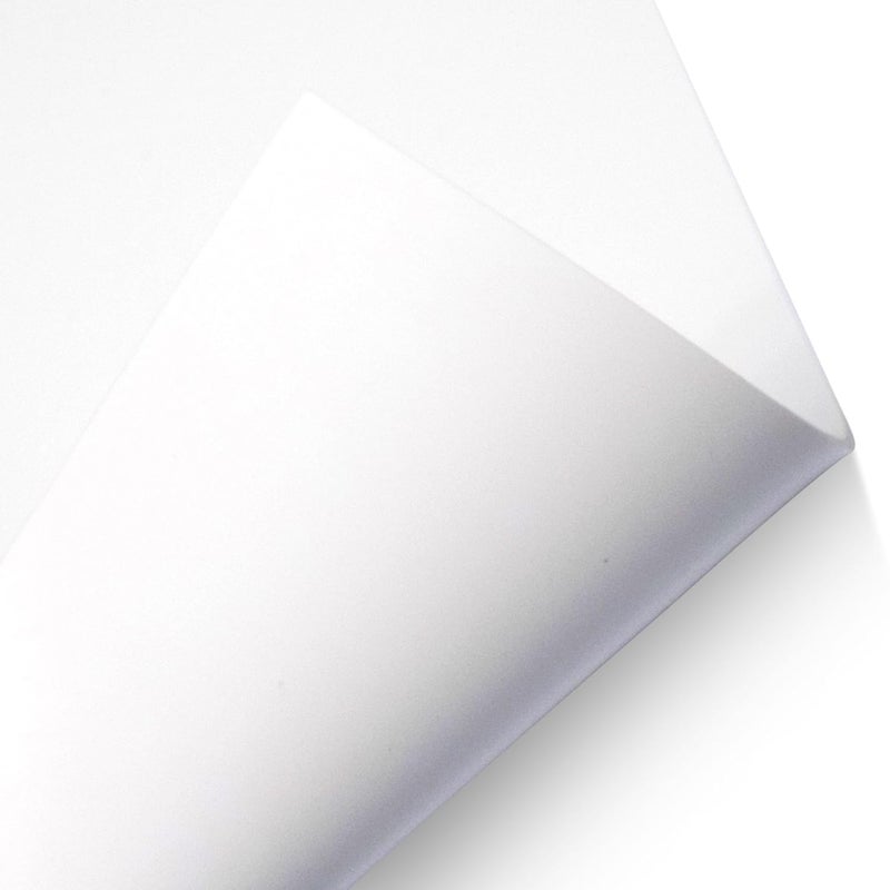 Exactly Rubber - White Silicone Sheet, 60A Durometer Silicone Mat, Food-Grade Rubber Mat with -80 to 450°F Temperature Resistance, 400% Elongation, Silicone Placemat Made in The USA, 1/16 x 9" x 12" - Image 1
